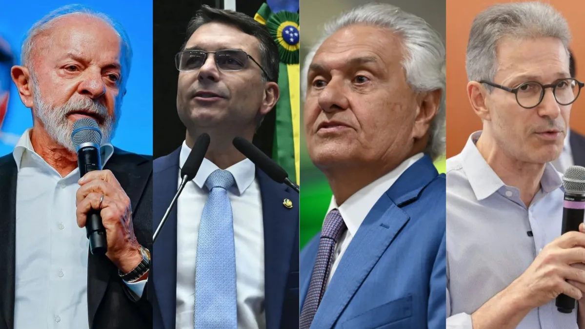 Palver: Lula empata com Flávio, Caiado e Zema no 2º turno