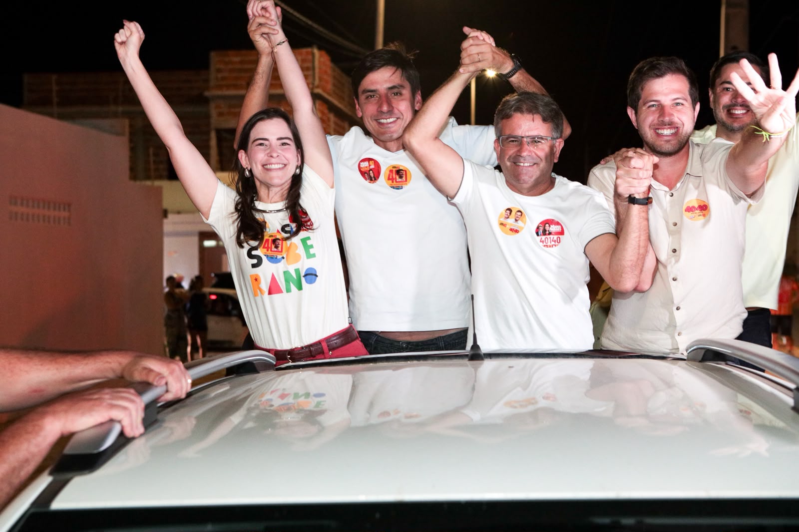 Frente Popular de Afogados realiza carreata com Sandrinho, Carlos Costa, Pedro Campos e Maria Arraes