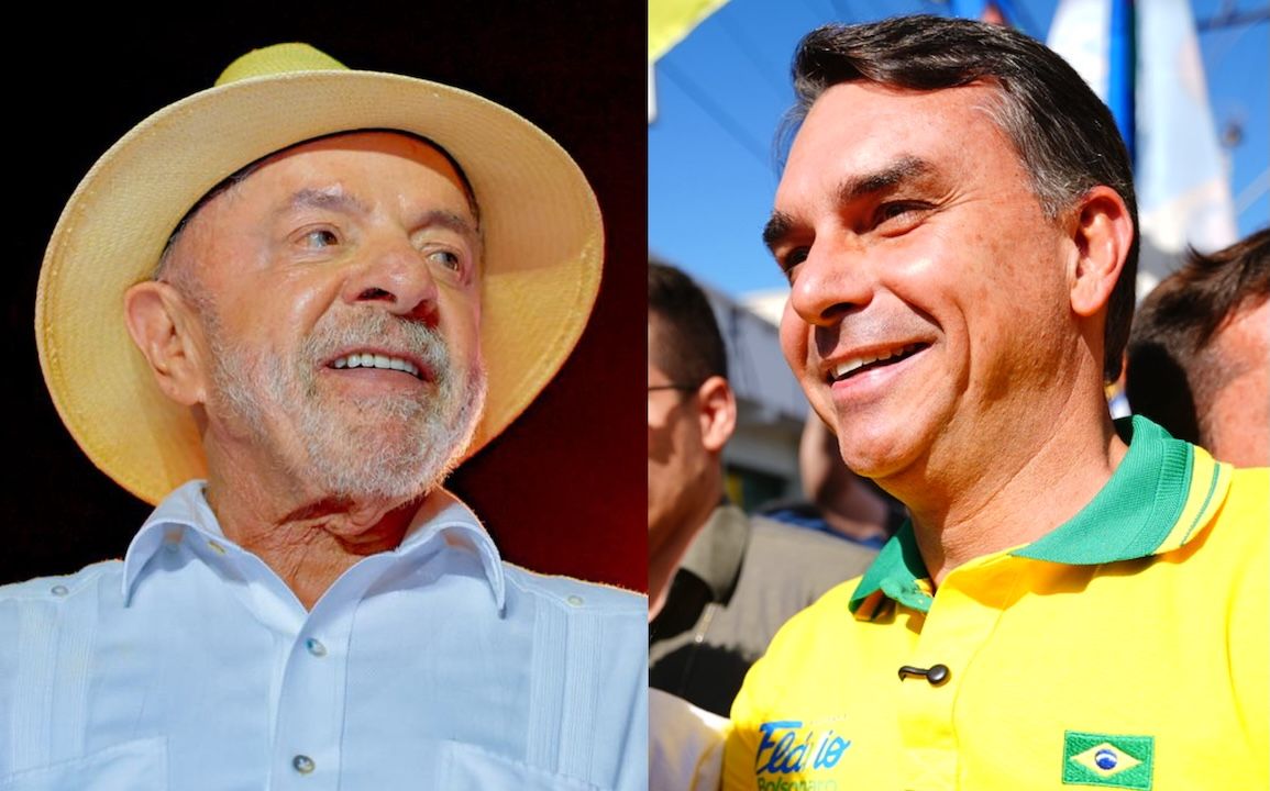 Quaest, 1º turno: Lula, 36%; Flávio Bolsonaro, 31%; Cury, 7%; Renan, 4%; Caiado, 4%; Zema, 1%
